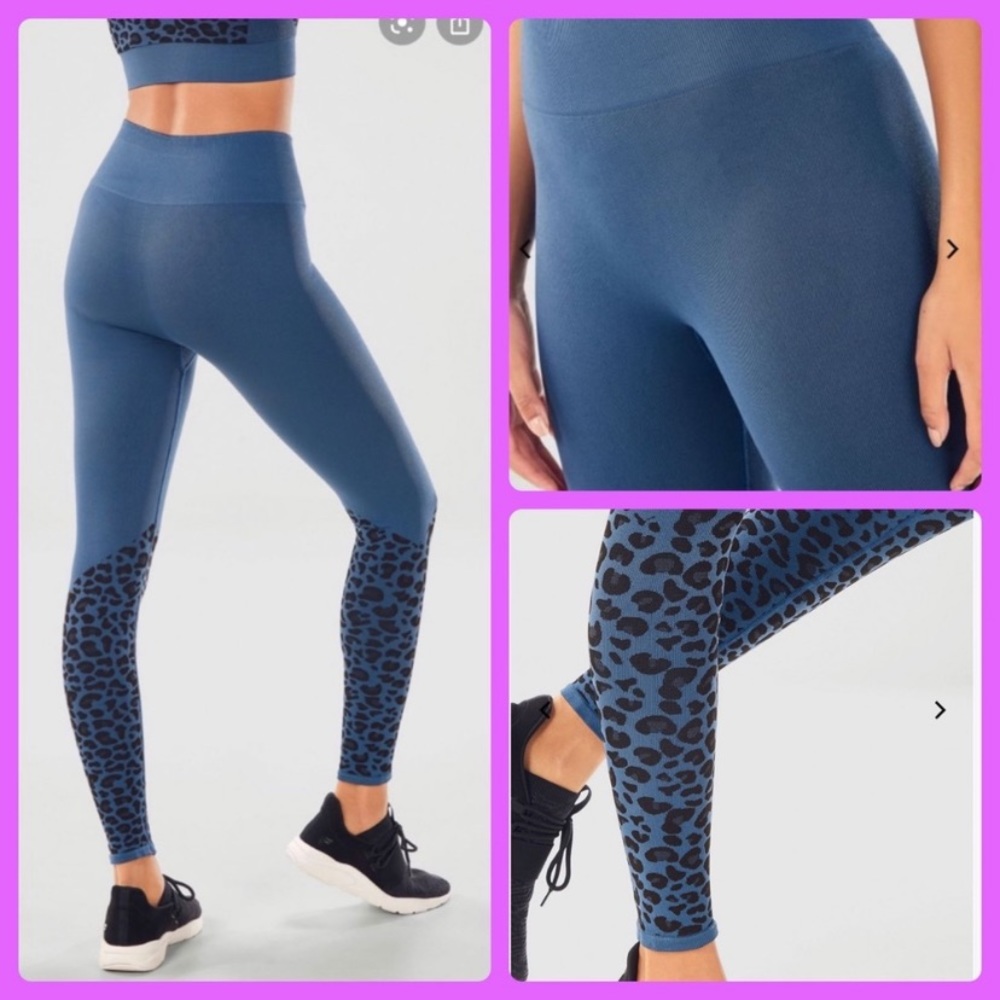 Fabletics High-Waisted Leopard Print Legging - image 1